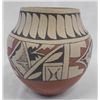 Image 1 : Vintage Jemez Polychrome Stylized Feather Jar