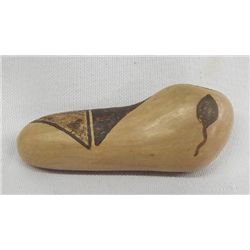 Miniature Hopi Clay Tadpole Pipe - Dell P.