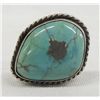 Image 2 : Vintage Navajo Turquoise Sterling Ring Sz 7