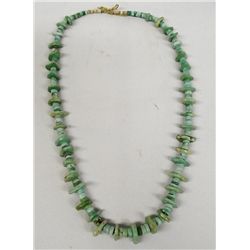 1960 Navajo Natural Turquoise Heishi Necklace