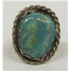 Image 2 : Navajo Sterling Turquoise Ring Sz 8.5