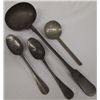 Image 1 : Four Antique Pewter Spoons and Ladle