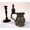 Image 1 : Three Antique Pewter Pieces