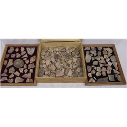 Collection of Prehistoric Pottery Sherds in Box