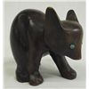 Image 1 : Wood Carving Bear Cub with Turquoise Eyes