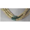 Image 2 : Santo Domingo Turquoise & Shell Heishi Necklace