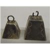 Image 2 : Navajo Sterling Pin, Key Chain, Bells, & Thimble Collectibles