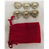 Image 1 : Six Heart Shaped Button Covers