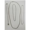 Image 1 : Four Sterling Necklaces
