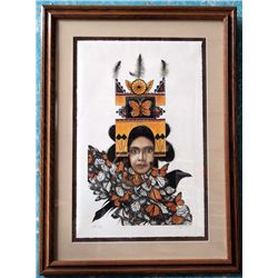 Cherokee "Butterfly Maiden"  Artist Proof Print - Dona Mares