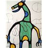 Image 2 : Matted and Framed Print of ''Bear Walker'' by Morrisseau