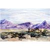Image 1 : Original Watercolor Arizona Scene