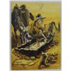 Image 1 : Original Canvas Oil Painting of Cowboy- Damon