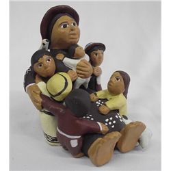 Peruvian Clay Storyteller Doll