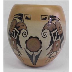 Hopi Design Drum Pottery