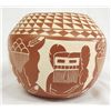 Image 1 : Laguna Sgrafitto Pottery Bowl - A V Lucario