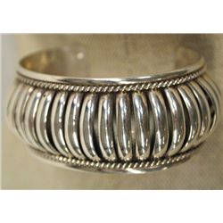 Navajo Sterling Bracelet-Pricilla Apache