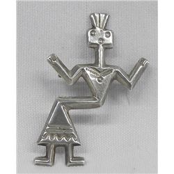 Navajo Sterling Silver Kachina Pin