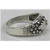 Image 2 : Navajo Sterling Silver Leaf Design Ring