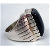 Image 1 : Navajo Sterling and Onyx Ring