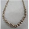 Image 1 : Sterling Silver Graduated Bead Necklace