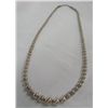 Image 2 : Sterling Silver Graduated Bead Necklace