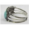 Image 3 : 1970 Navajo Sterling Natural Turquoise Bracelet