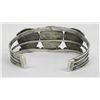 Image 4 : 1970 Navajo Sterling Natural Turquoise Bracelet