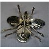 Image 3 : Navajo Sterling Turquoise Insect Pin- JJ
