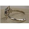 Image 3 : Navajo Sterling Turquoise Bracelet-F.L. Begay