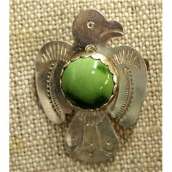 Navajo Sterling Thunderbird Pin/Pendant-Sacatero