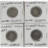 Image 1 : Four US Liberty Nickels