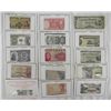 Image 1 : Fifteen Foreign Paper Bank Notes Currency