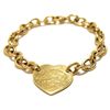 Image 2 : Non-Native 18k Gold 750 Heart Link Bracelet - Tiffany & Co. - 7.5" 24.7g