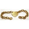 Image 3 : Non-Native 18k Gold 750 Heart Link Bracelet - Tiffany & Co. - 7.5" 24.7g