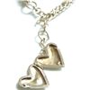 Image 3 : Non-Native Sterling Silver Hearts Locket Necklace - Henry Dickinson