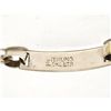 Image 3 : Navajo Sterling Silver Renewal Pattern Etched Link Bracelet - Scott Skeets