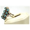Image 3 : Navajo Turquoise Dots Sterling Silver Women's Ring - Irene J