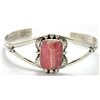 Navajo Rhodochrosite Sterling Silver Bracelet - Mary Ann Spencer