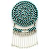 Image 1 : Zuni Turquoise Needlepoint Pendant & Pin - Octavius & Irma Seowtewa