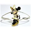 Image 1 : Zuni Multi-Stone Minnie Mouse Sterling Silver Cuff Bracelet - Andrea Shirley