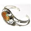 Image 1 : Navajo Boulder Turquoise Sterling Silver Cuff Bracelet - Eugene Belone