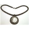 Image 5 : Navajo Sterling Silver Multi-Coin Necklace & Earrings Set - Paul Livingston