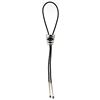 Image 2 : Zuni Multi-Stone Large Trapezoid Sterling Silver Bolo Tie - Charlotte Dishta