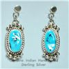 Image 2 : Navajo Sleeping Beauty Turquoise Light Squash Blossom 4-Piece Set - Mary Ann Spencer