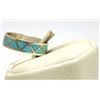 Image 3 : Zuni Turquoise Inlay Sterling Silver Men's Ring - Jim Haloo