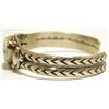 Image 3 : Old Pawn Navajo Carico Lake Turquoise Sterling Silver Cuff Bracelet - Lydia Begay