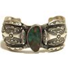 Image 1 : Old Pawn Navajo Royston Turquoise Sterling Silver Cuff Bracelet - Marc Antia