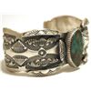 Image 2 : Old Pawn Navajo Royston Turquoise Sterling Silver Cuff Bracelet - Marc Antia