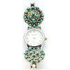 Image 1 : Zuni Turquoise Dotted Women's Watch - Wayne Johnson Sr.